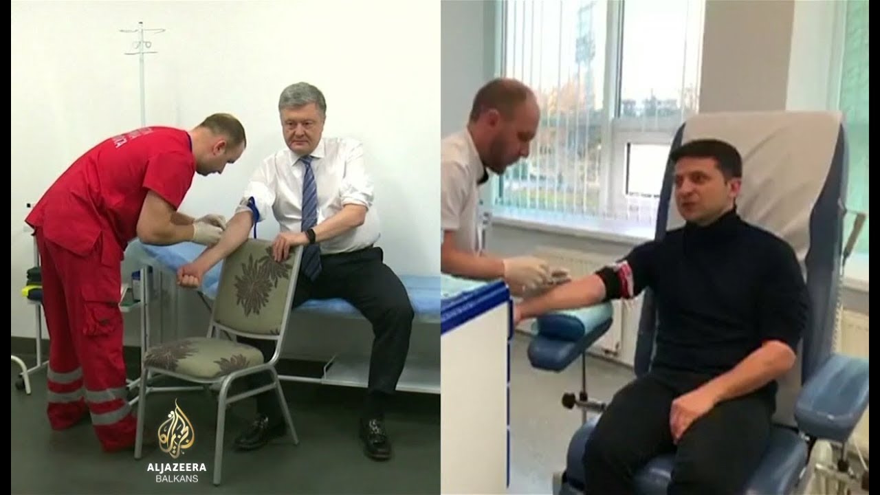 استطلاعات الرأي في أوكرانيا: زيلينسكي يتقدم على بوروشينكو