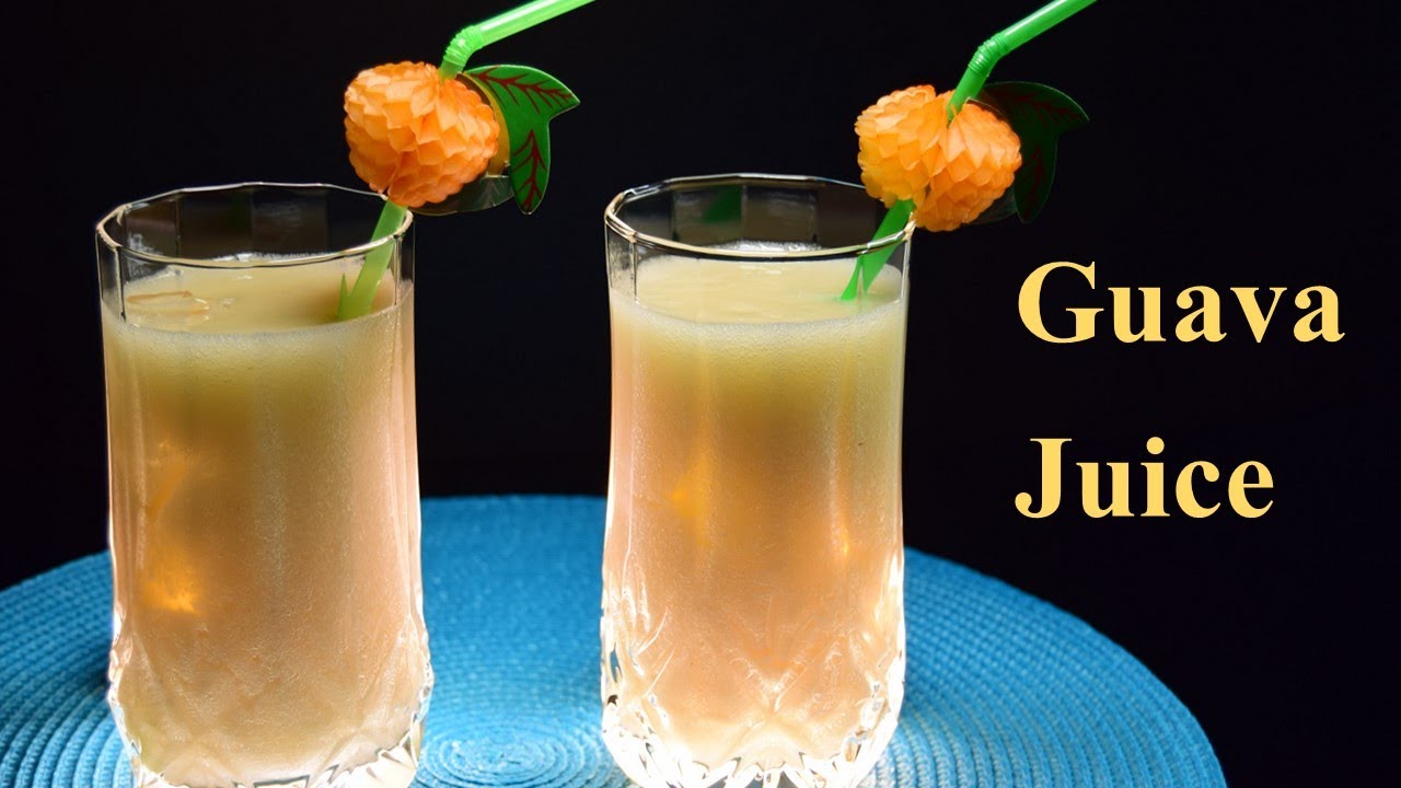 Guava Juice | Homemade Summer Drink | Quick and easy recipe using small yellow guavas