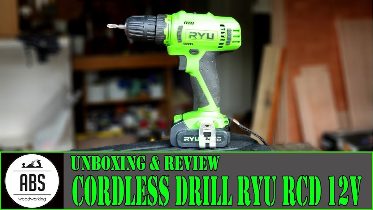 Unboxing & Review Cordless Dril RYU RCD 12V - YouTube