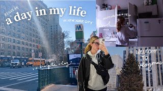 welcome to vlogmas \& a very regular 24 hours in my life (a new york city vlog)