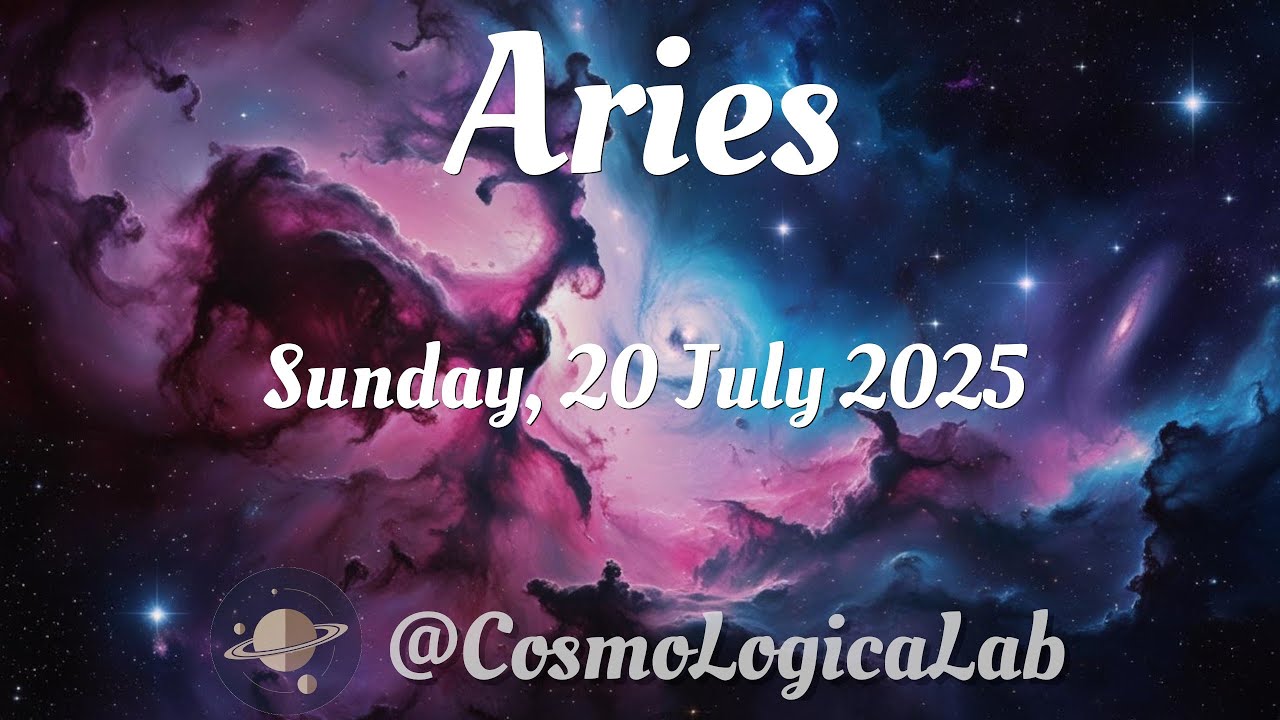 🔵 Aries Horoscope in English | Sunday July 20, 2025 🔮