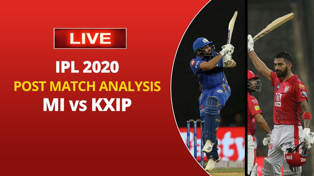 IPL 2020 Live MI vs KXIP Post Match Super Over Live IPL 2020 Highlights Sports Today