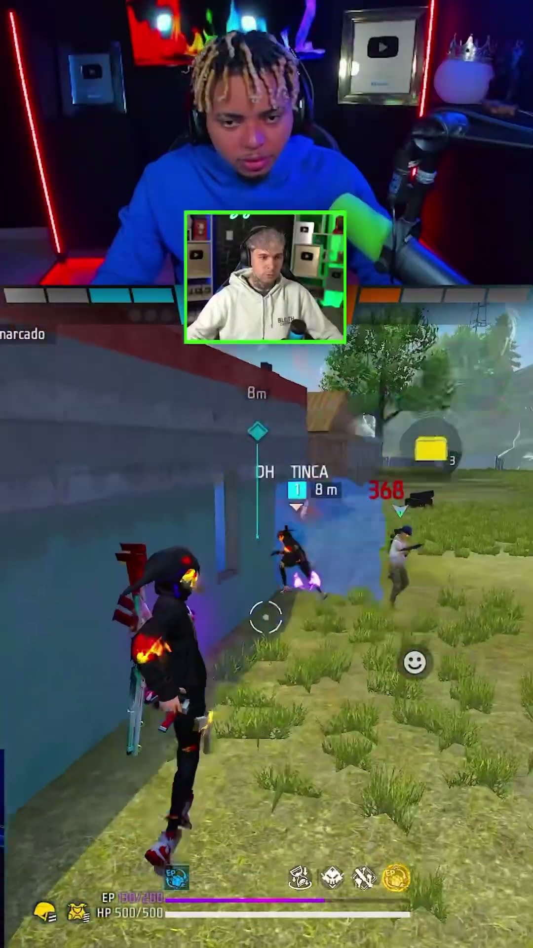 Tinca y dejavu vs 2 hackers para recuperar sus cuentas de free fire?