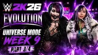 WWE 2K26 Universe mode Evolution Week 9 part 3/4