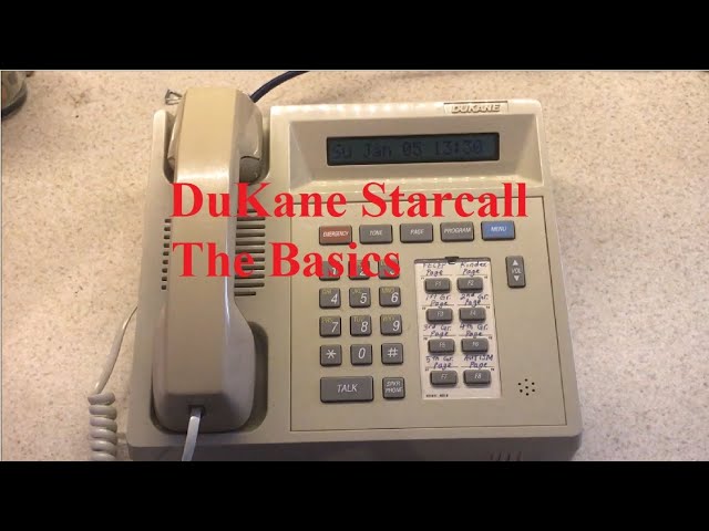 DuKane Starcall Intercom System -- The Basics