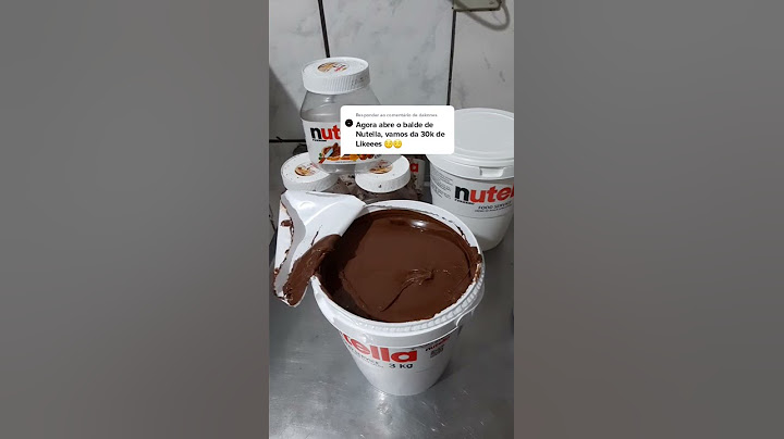 Abrindo uma Nutella de 3KG 😱😱