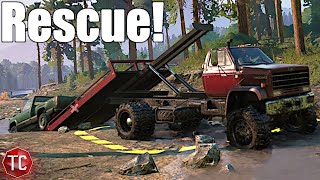 SnowRunner: These NEW TOW TRUCK MISSIONS are A lot of Fun! (NEW North Carolina DLC)
