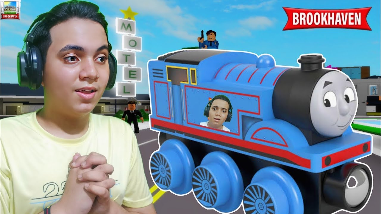 Brookhaven Rp But You're a Train Roblox - YouTube