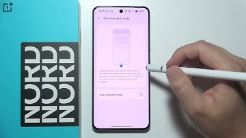 OnePlus Nord CE 5: de modus met één hand gebruiken