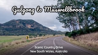 Aussie country drive Gulgong to Muswellbrook