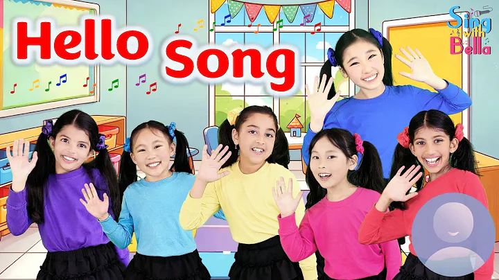 Hello Song with lyrics and actions | Sing with Bella Ensemble | Music and Lyrics by Lori&RJ Music