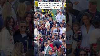 Ann Michael Maye U0026 Patriots Wags Steal The Spotlight At Super Bowl Lx football nfl sports