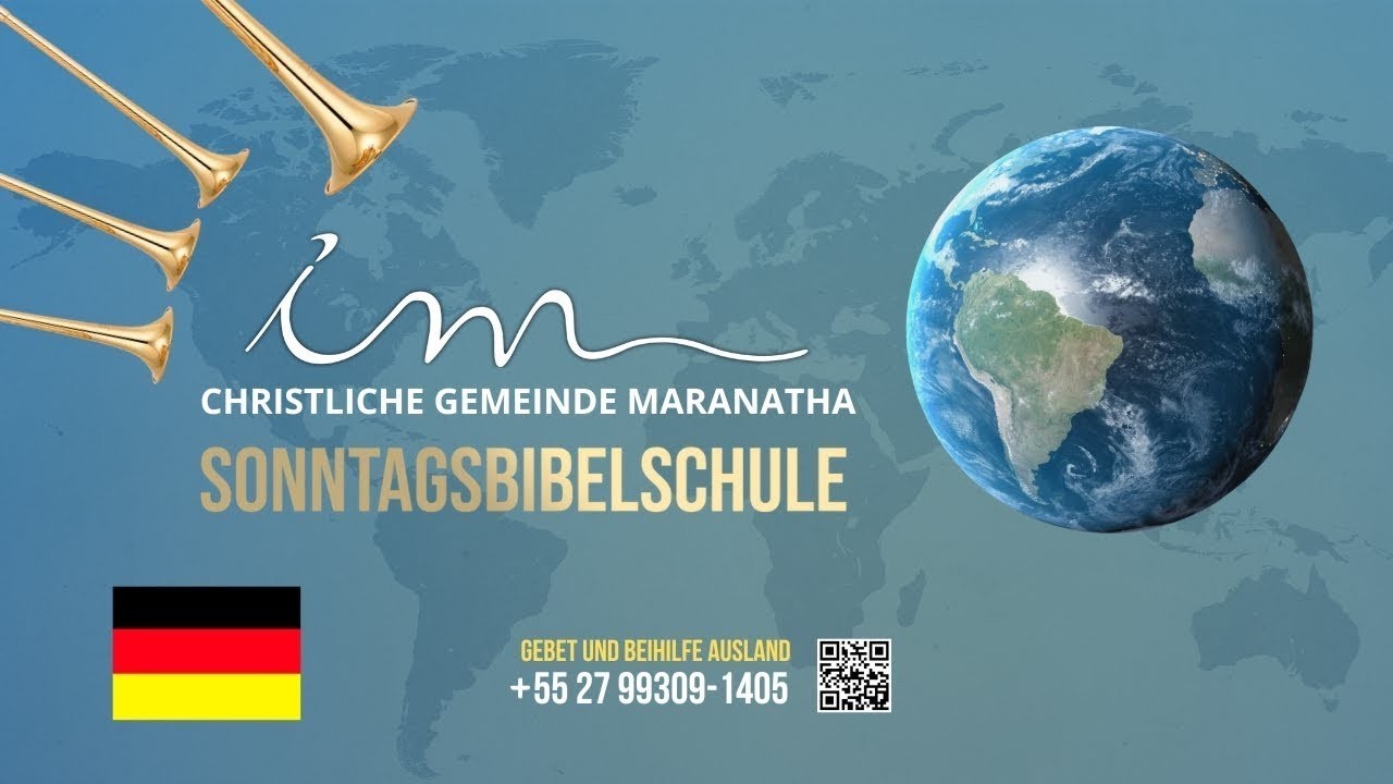 🇩🇪 15/02/2026  -  [14 Uhr (GMT+2)] - Christliche Gemeinde Maranatha - Sonntagsbibelschule - Deutsch