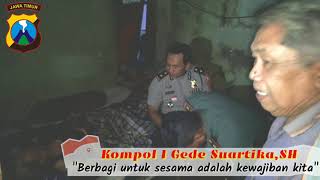 Kompol I Gede Suartika,Sh Tergerak Hatinya Melihat Seorang Ibu Terbaring Sakit Lumpuh