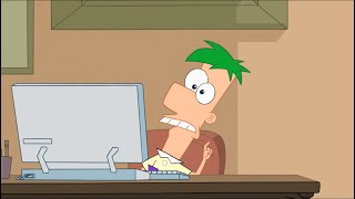 ferb is on a call with his cousin