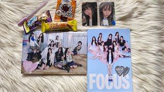 ୨୧ unboxing album focus hearts2hearts ♡ photobook version ✰ pc pob ktown ian & ye-on •ᴗ• 