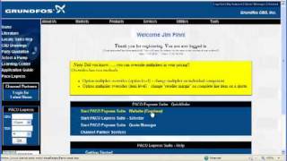Logging into PACO Express Suite
