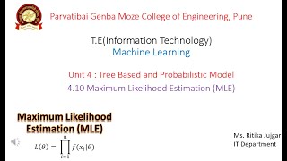 Full 4.10 Maximum Likelihood Estimation : MLE (Part 1) | Probabilistic Models | Machine Learning News