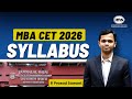 MBA CET Syllabus 2026 All About MAH MBA CET 2026 Prasad Sawant