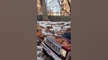 RC Axial SCX24 / The first test drive after build