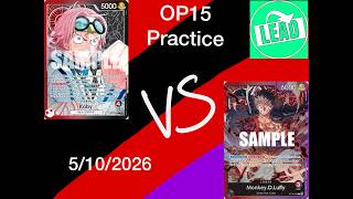 OPTCG OP15 EXTRA match! R/B Koby VS R/P Luffy