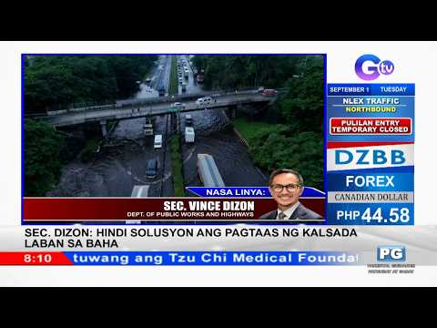Floodwall, isa sa mga nakikitang solusyon sa pagbabaha sa San Simon, Pampanga — Dizon