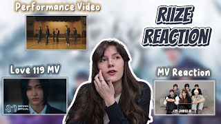 Reaction to RIIZE Love 119 MV + Performance Video + RIIZEs reaction to themselves