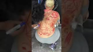Elephant Tattoo | Unique Tattoo Ideas | Back Tattoo
