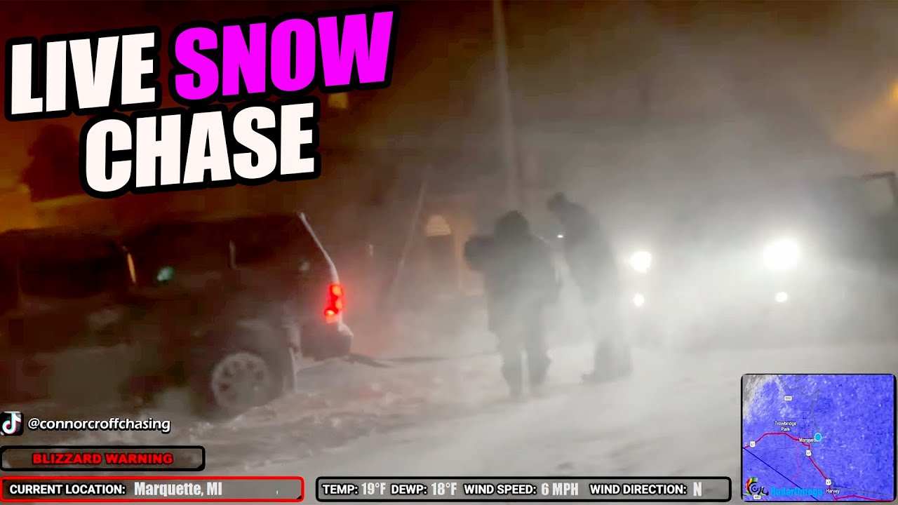 LIVE New York Storm Chaser | Lake Effect Snow | Day 2 - YouTube