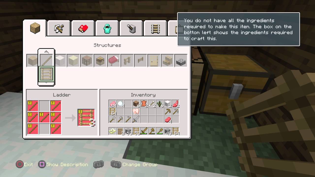 MineCraft havent played in a while i forgot how relaxing this game was ...