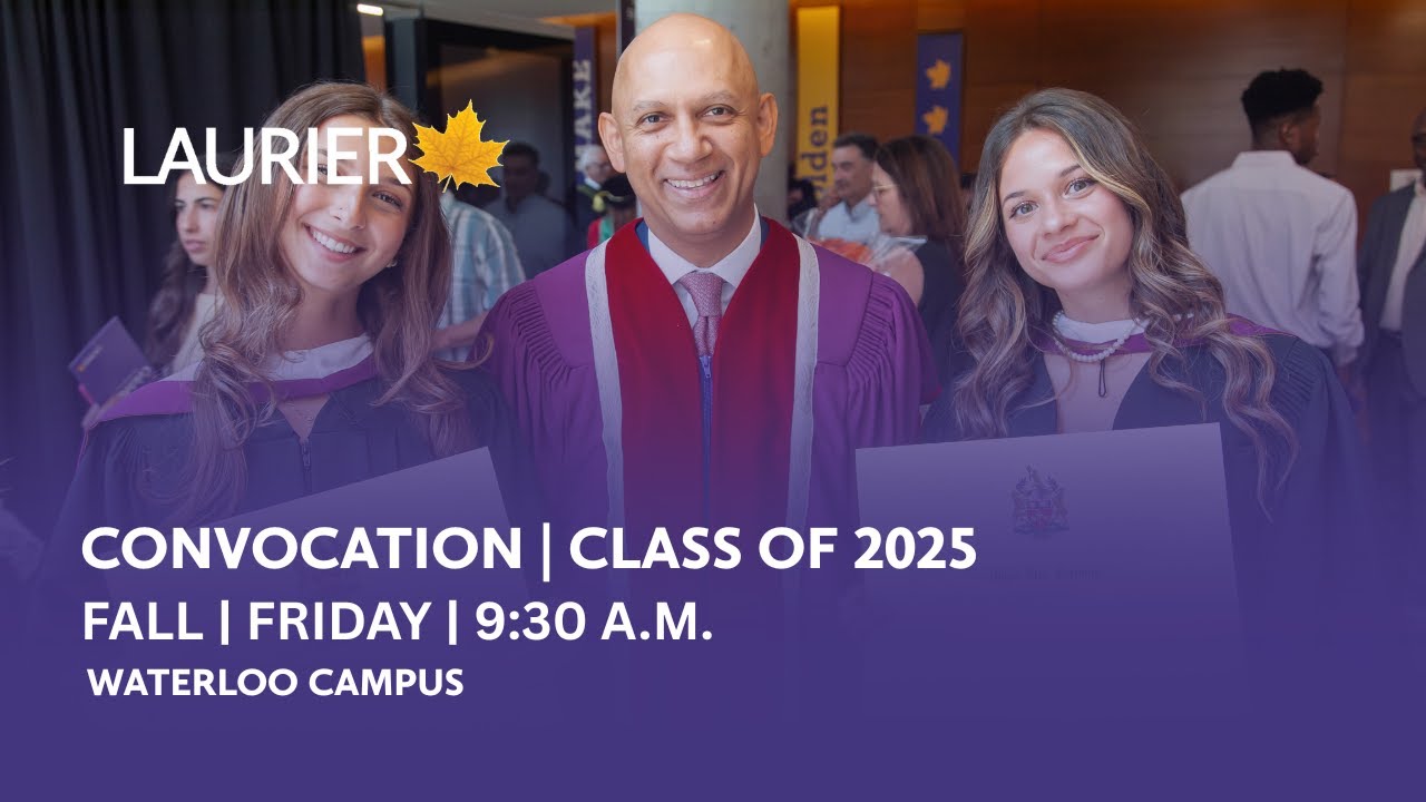 Fall Convocation - Waterloo - Friday 9:30 a.m.