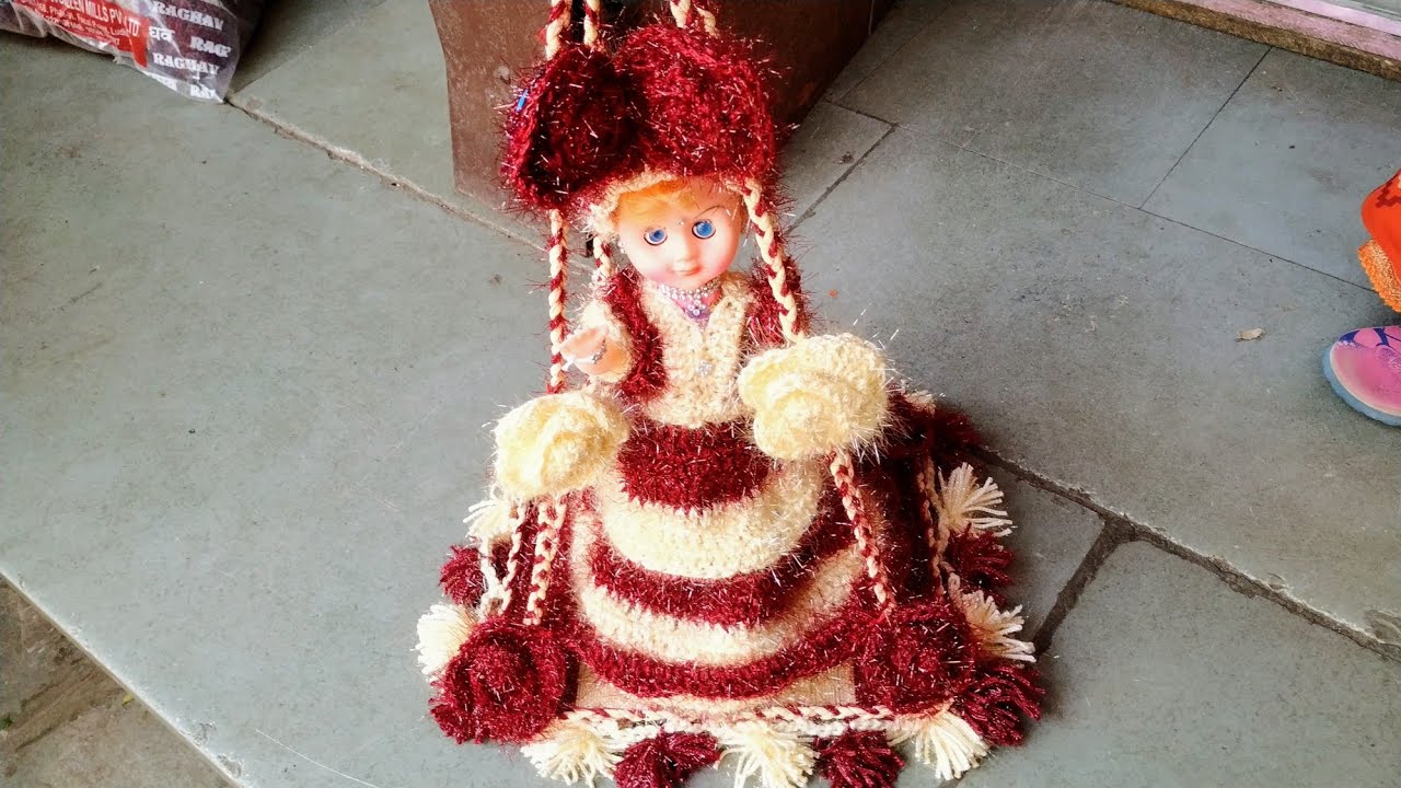 CREATIVE WOOLEN DOLLS Crochet Scenic Spots Cartoon Knitted Dolls Home Car  $14.55 - PicClick AU