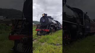 partida da Locomotiva 760 da estação de Corupá #railway #train #steamtrain #rffsa #all #travel #trem