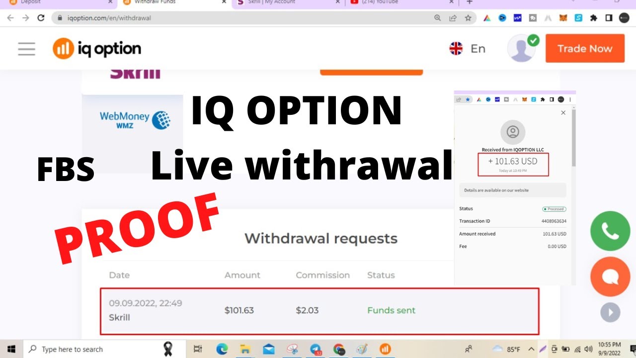 IQ Option show withdrawal | by skrill | 2021| All methods | Tamil IQ Options | FREE BINARY SIGNALS