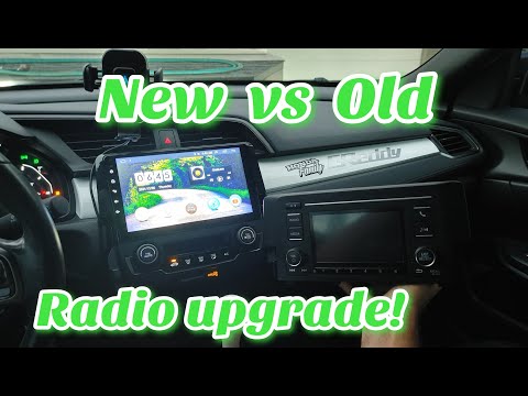 Android radio install in my 2018 honda civic sport hatchback FK7 