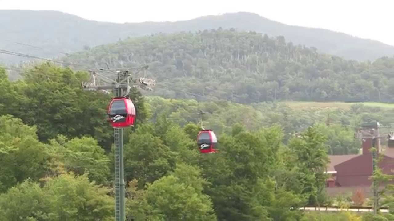 Gondola ride in Stowe Vermont YouTube