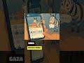 Gaza. Keledai-zebra