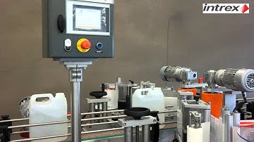 System etykietujący Intrex do kanistrów / Both side canisters labelling system