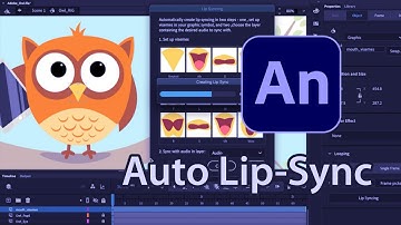 Adobe Animate Auto Lip-Sync Character Animation Tutorial