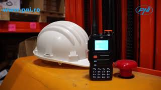Dynascan AB-650 Walkie-Talkie Banda Aerea VHF (118-136.975 MHz), Ricetrasmettitore Aeronautico 5W, Passo 8.33 kHz, 400 Canali, Batteria 2600mAh, Funzione VOX e Radio FM