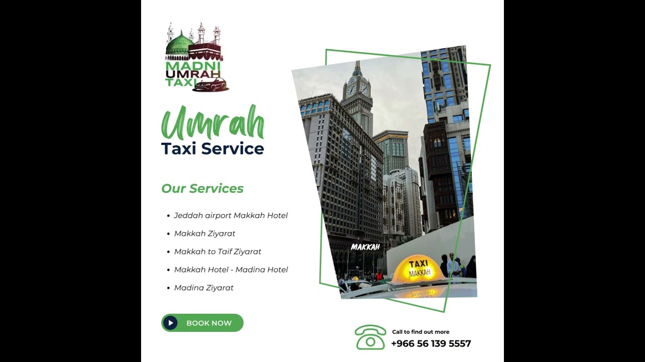 Book Your Umrah Taxi Today. Best Affordable Taxi Service for Umrah.