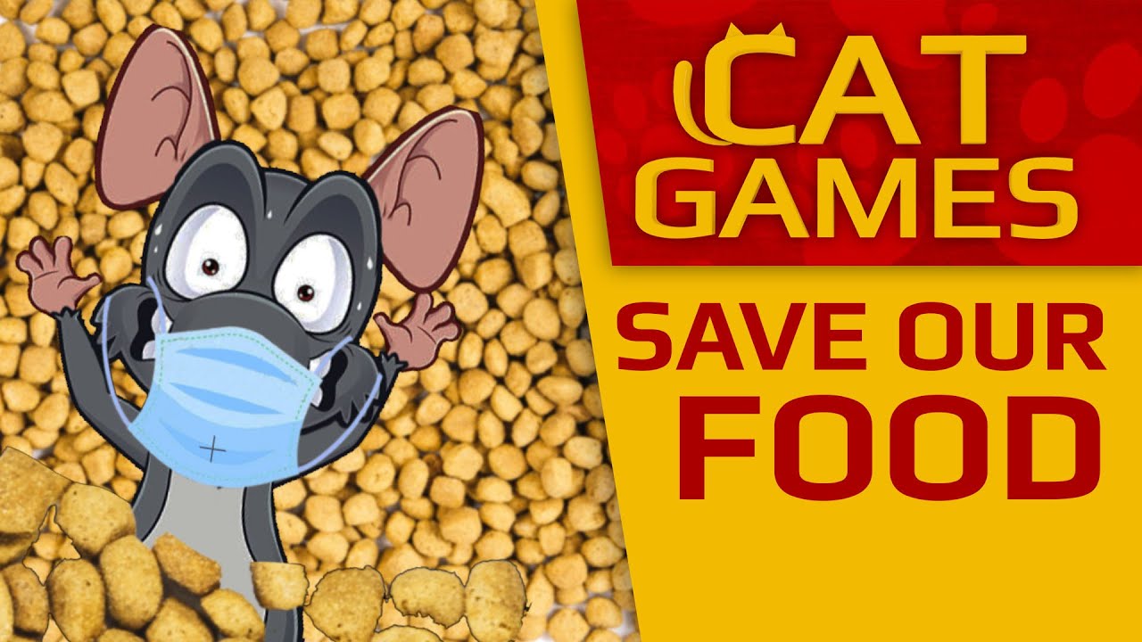 CAT GAMES Save our Food (Videos for Cats to watch) 1 Hour 60FPS YouTube