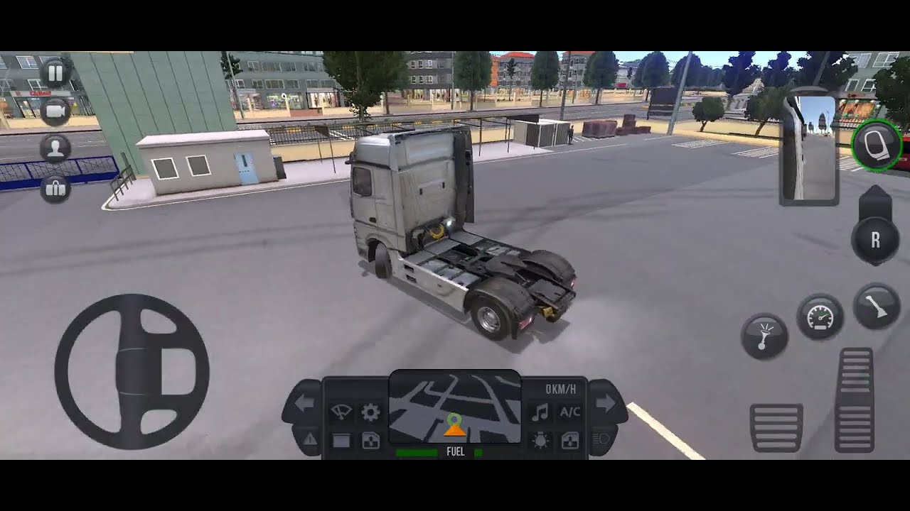 Europe truck driving video Drive Delhi to Ghaziabad TSU Coumpny Transport Box