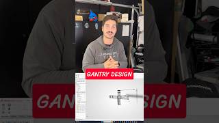 Designing a gantry for pick and place applications! #automation #mechanical #engineering #robotics