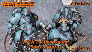 Joytoy Warhammer The Horus Heresy, 30K, Imperial Fists, Legion Cataphractii Terminator Squad, 1/18