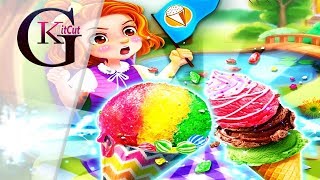 Snow Cone VS Ice Cream: Summer Icy Dessert Battle | Colorful Cold Ice Gameplay For Kid Girls screenshot 1