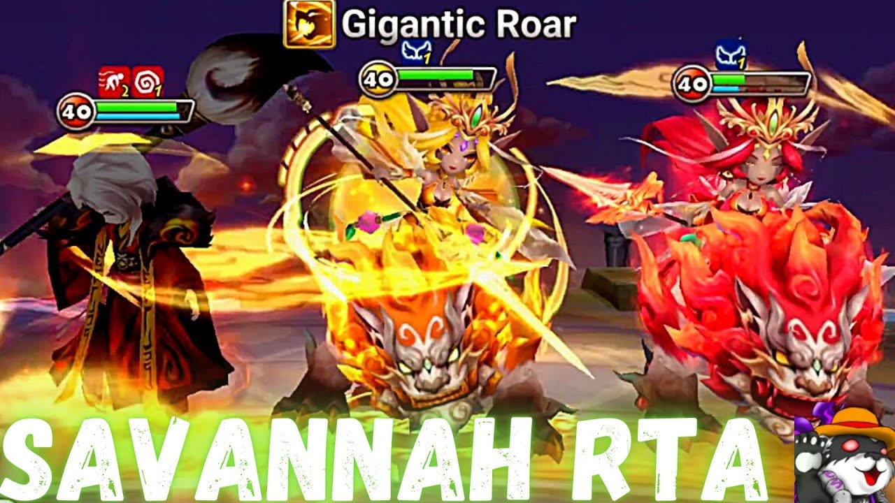 The Power Of Savannah (Wind Beast Rider) In RTA  Summoners War