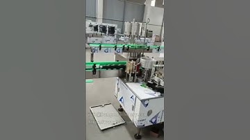 Fully automatic filling machine labeling machine capping machine integrated production line