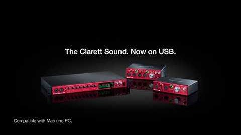 Focusrite // The Clarett USB Range