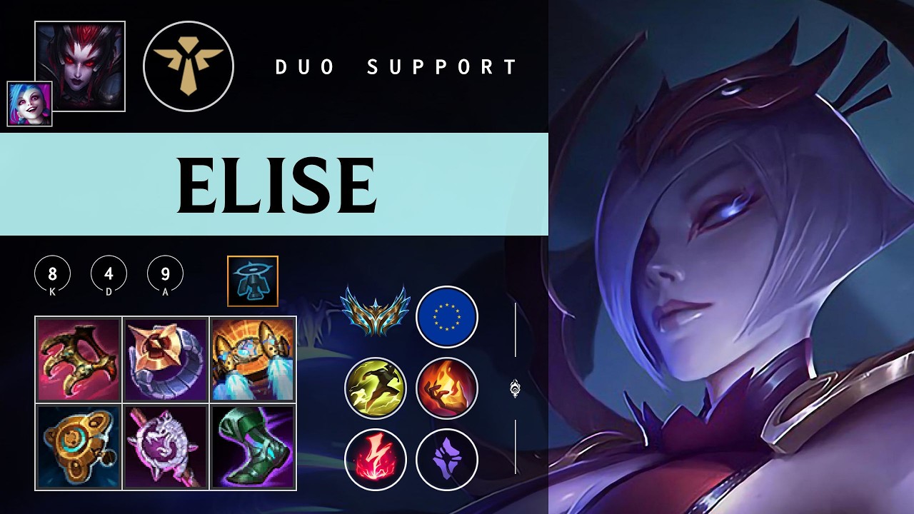 Elise Support vs Morgana - EUW Challenger Patch 26.04